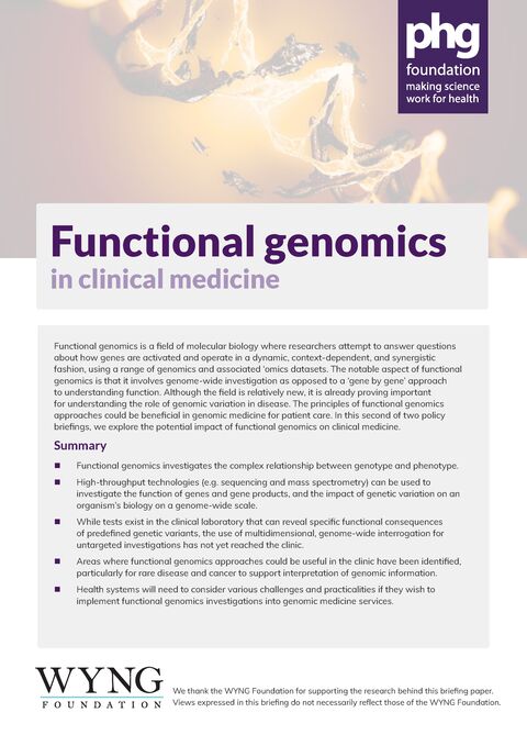 Functional Genomics PHG Foundation